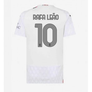 AC Milan Rafael Leao #10 Gostujuci Dres za Ženska 2023-24 Kratak Rukavima